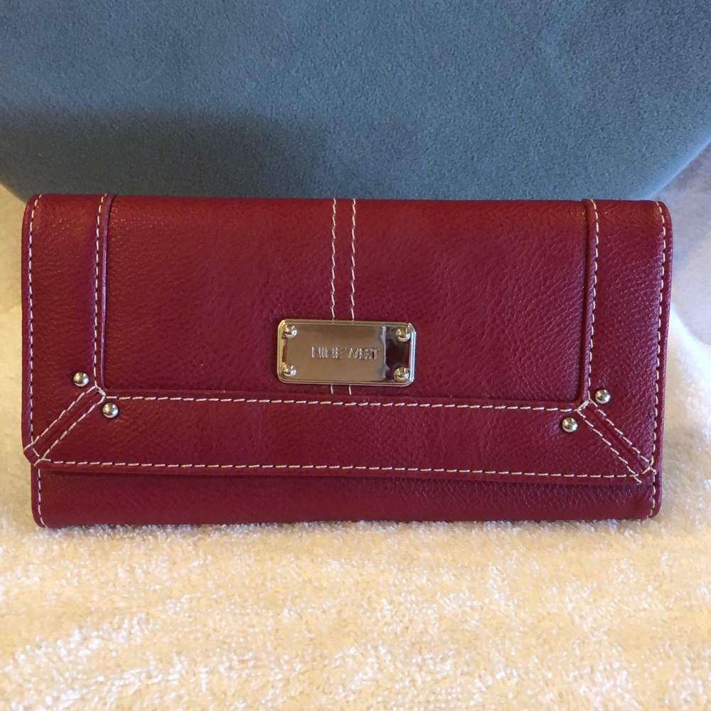 Nine West red wallet